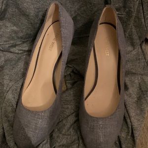 Jean color heels